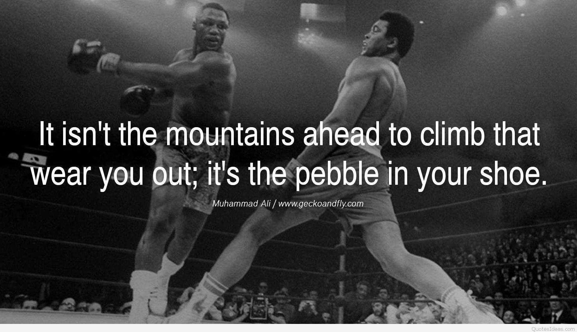 Muhammad Ali Comforting Quote