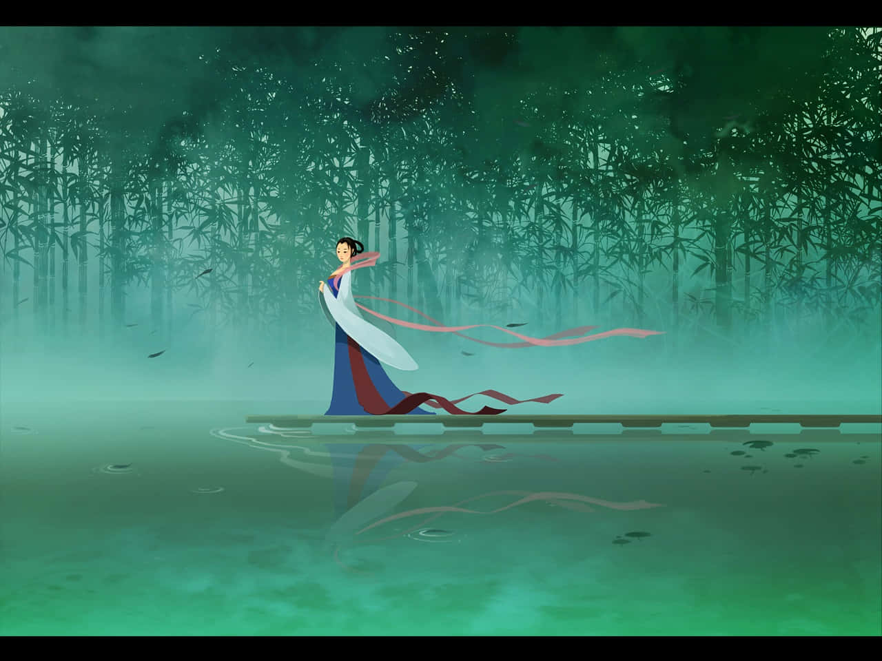 Denmodige Kriger Fra Disney's Mulan.