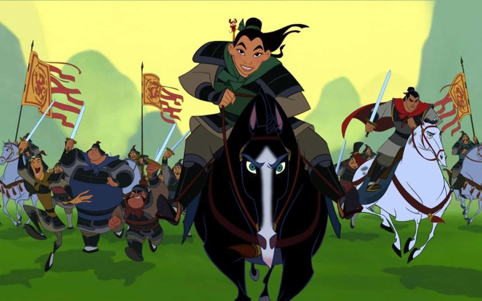 Mulan casts a strong impression in Disney's classic animated film.