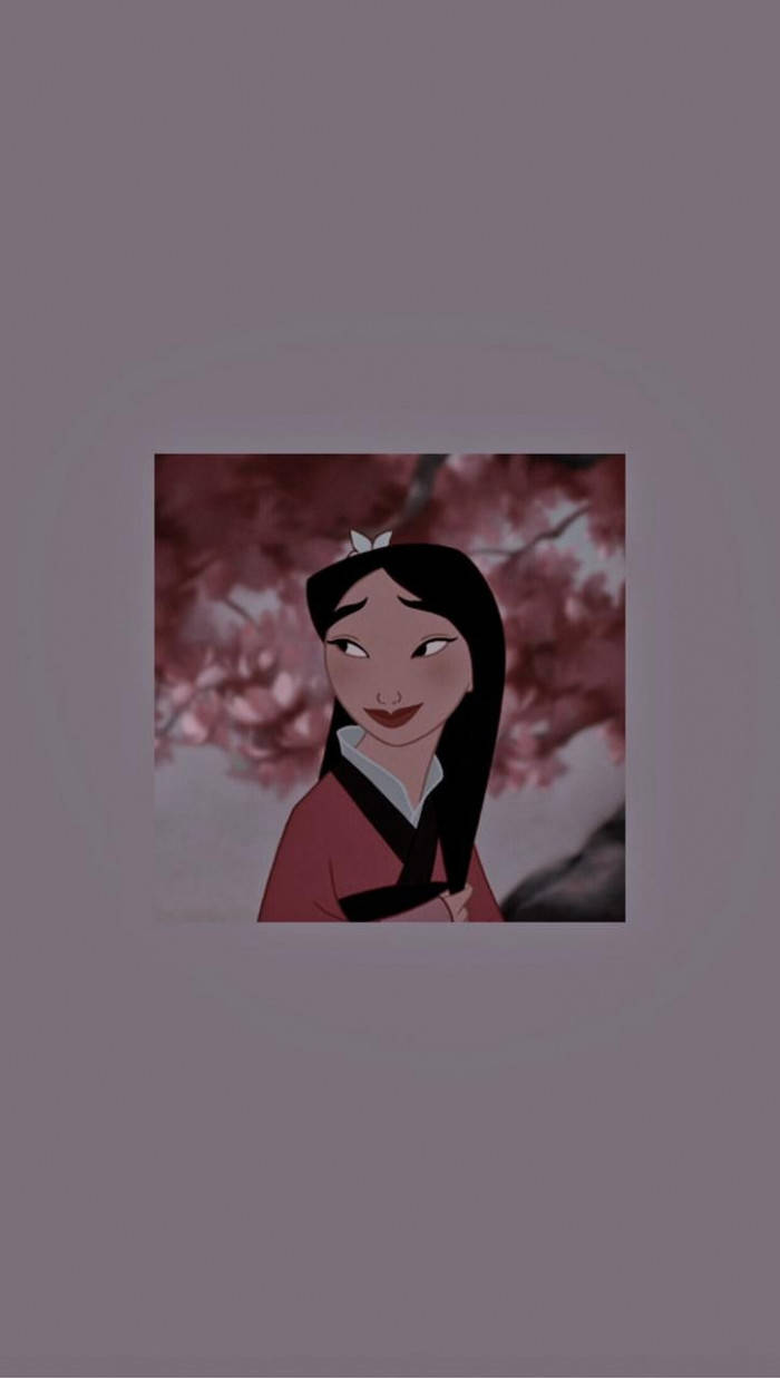 Mulan Dark Aesthetic Cartoon Disney Background