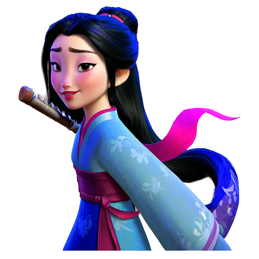 Download Mulan Disney Princess Png Str64 | Wallpapers.com