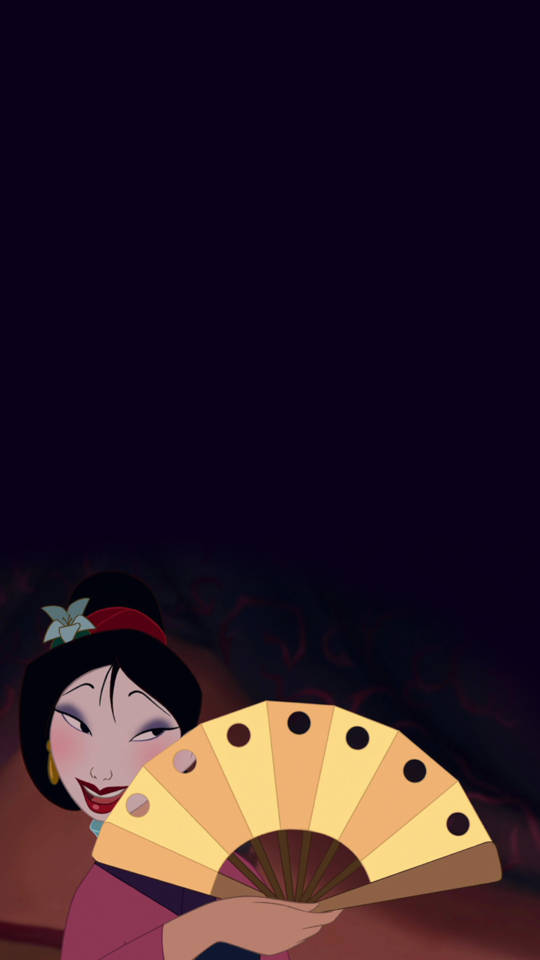 Mulan Geisha Fan Background