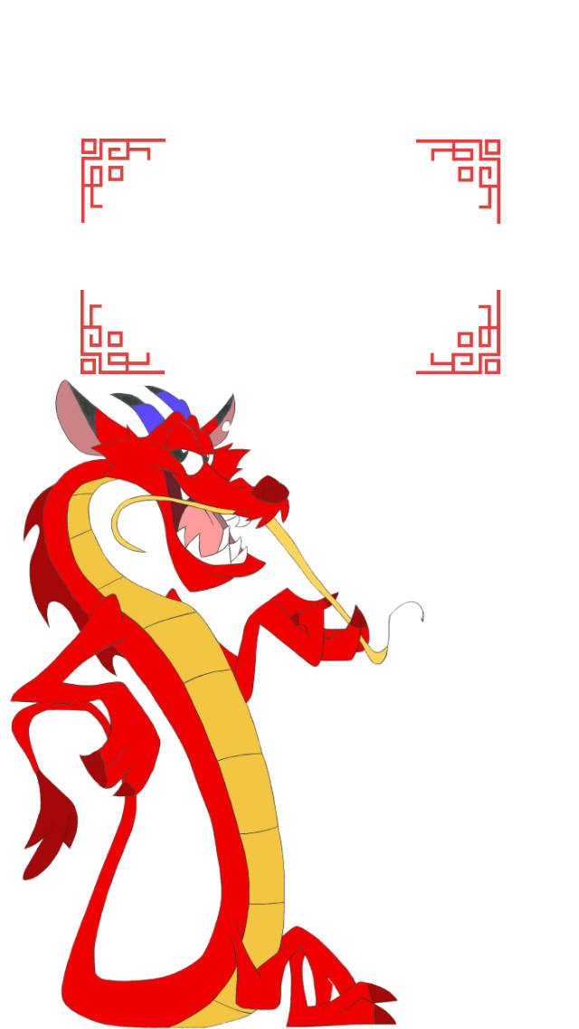Mulan Pet Dragon Background