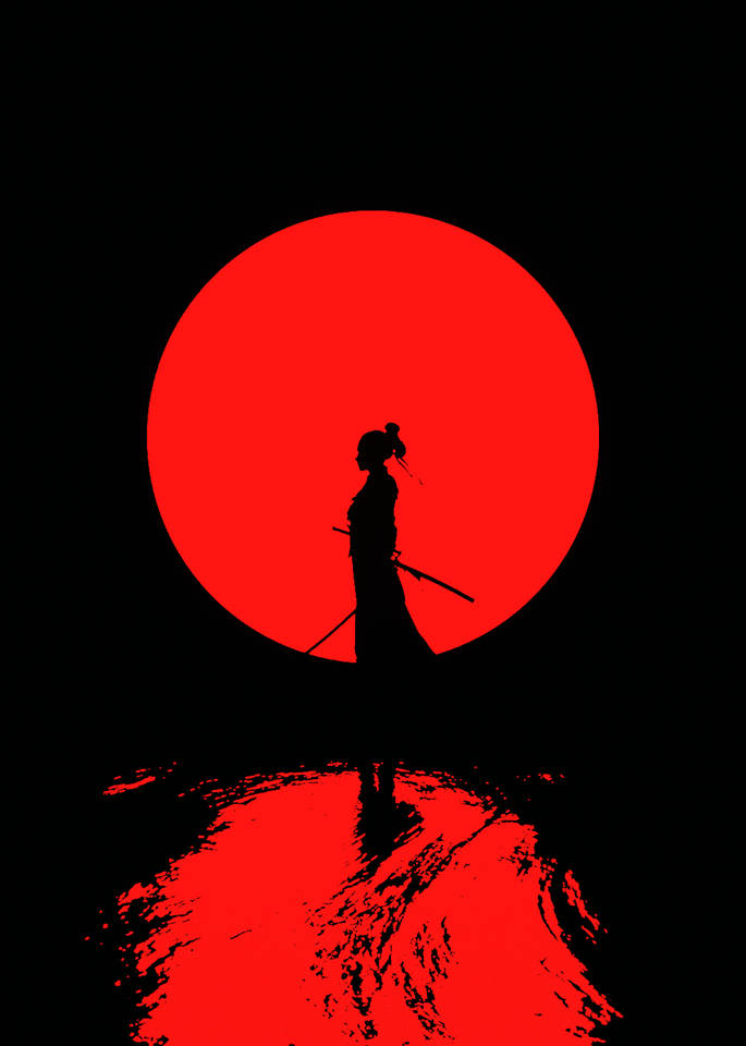Mulan Red Sun Background