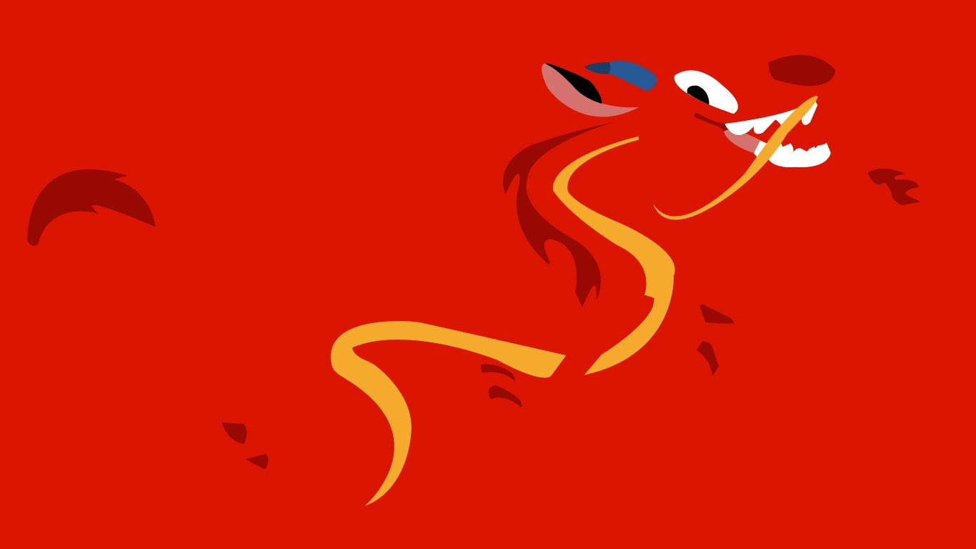 Mulan's Dragon Minimalist Art