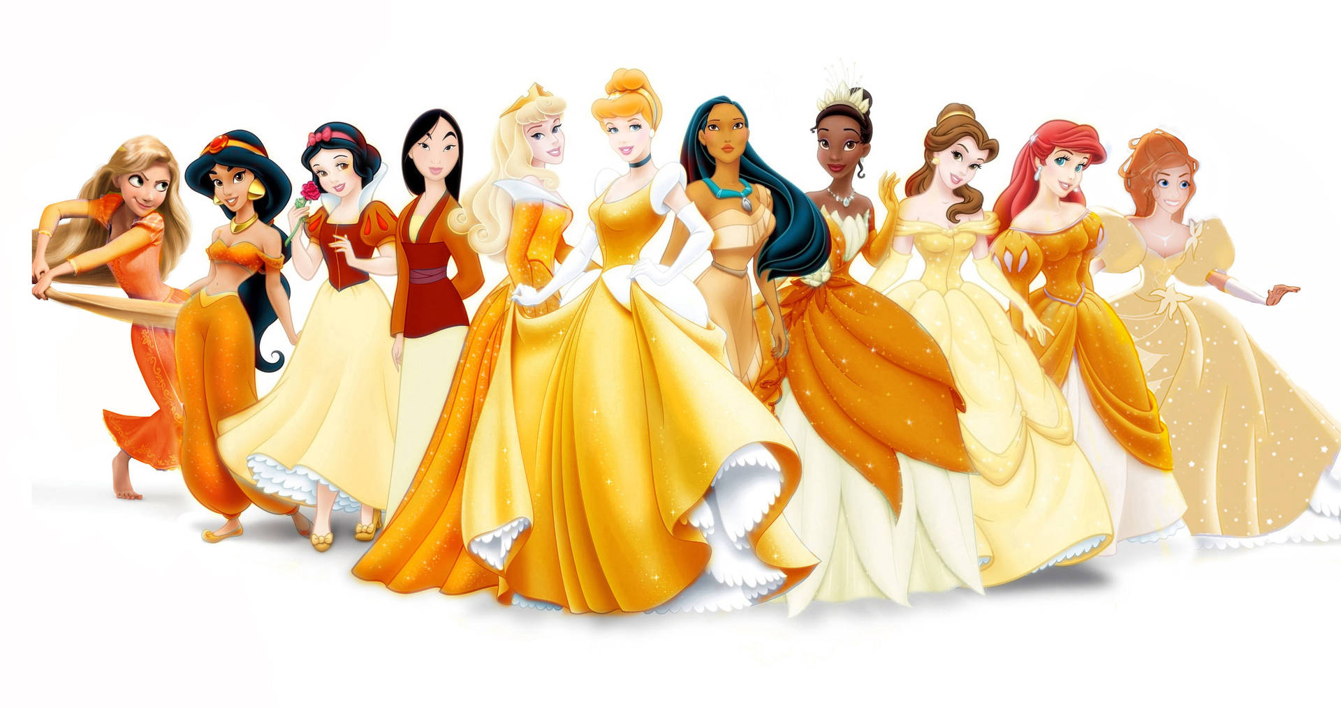 Mulan With Disney Princesses
