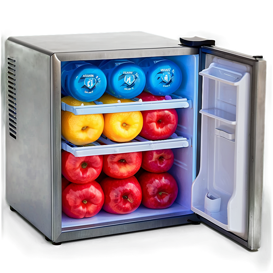 Multi-color Mini Fridge Png 1 PNG