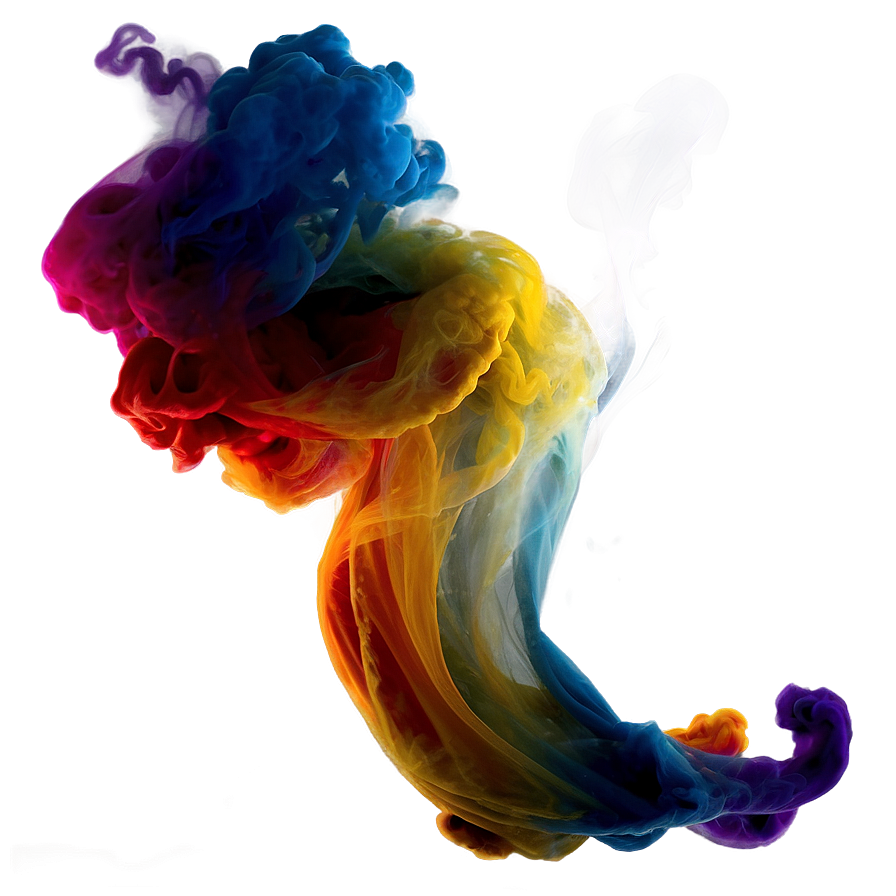 Download Multi-color Smoke Swirl Png 38 | Wallpapers.com