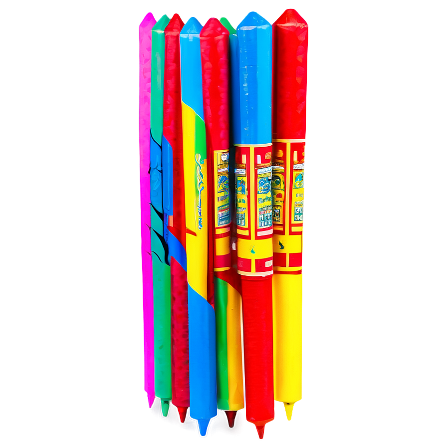 Multi-colored Firecrackers Png 39 PNG