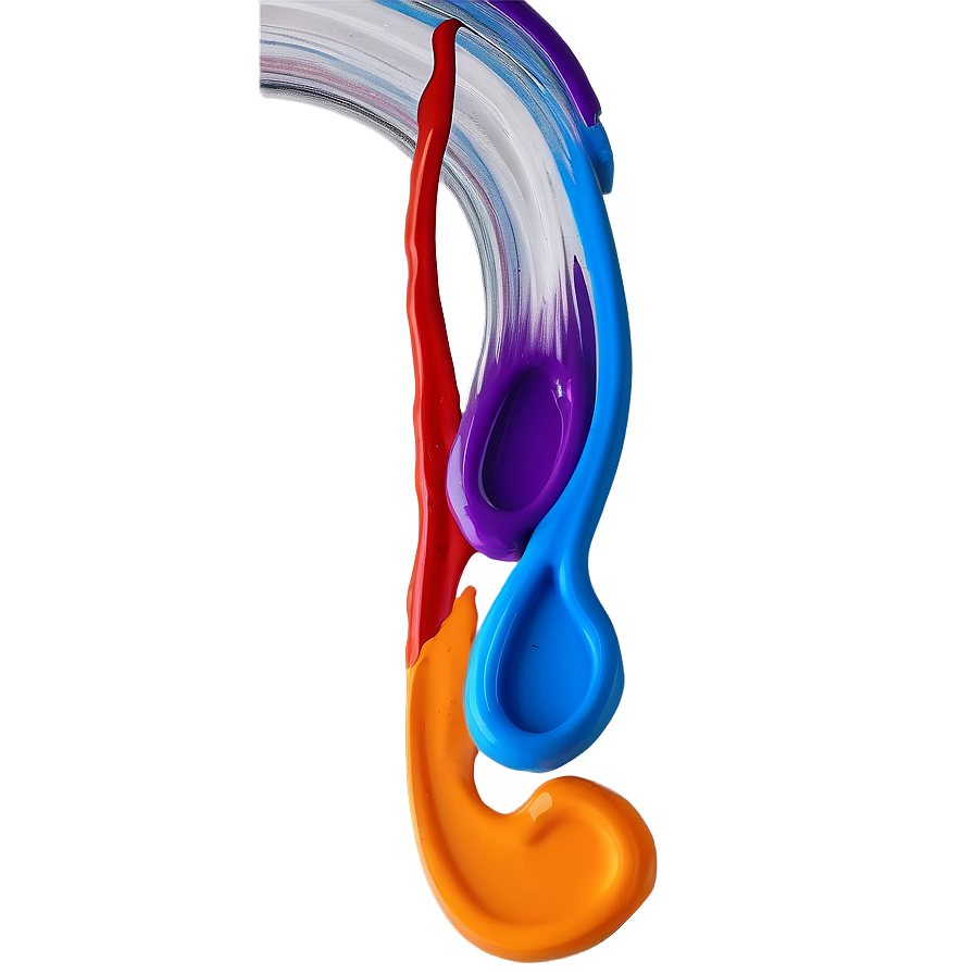 Multi-colored Paint Stroke Png 92 PNG