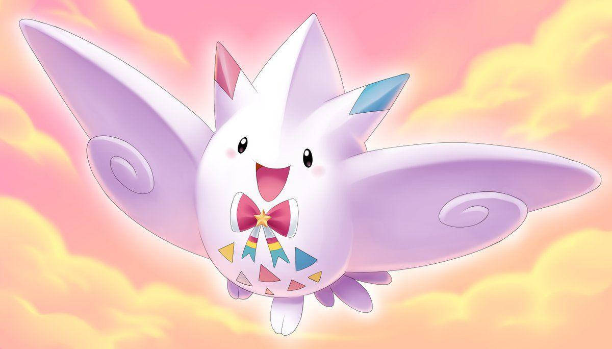 Multi-colored Togekiss Background