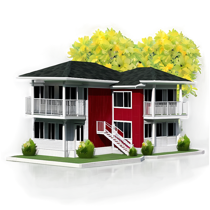 Multi-family Duplex Design Png 04292024 PNG