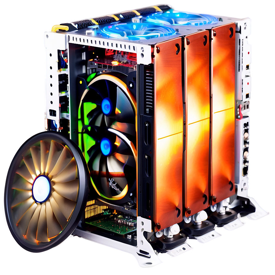 Multi Gpu Pc Setup Png 05062024 PNG