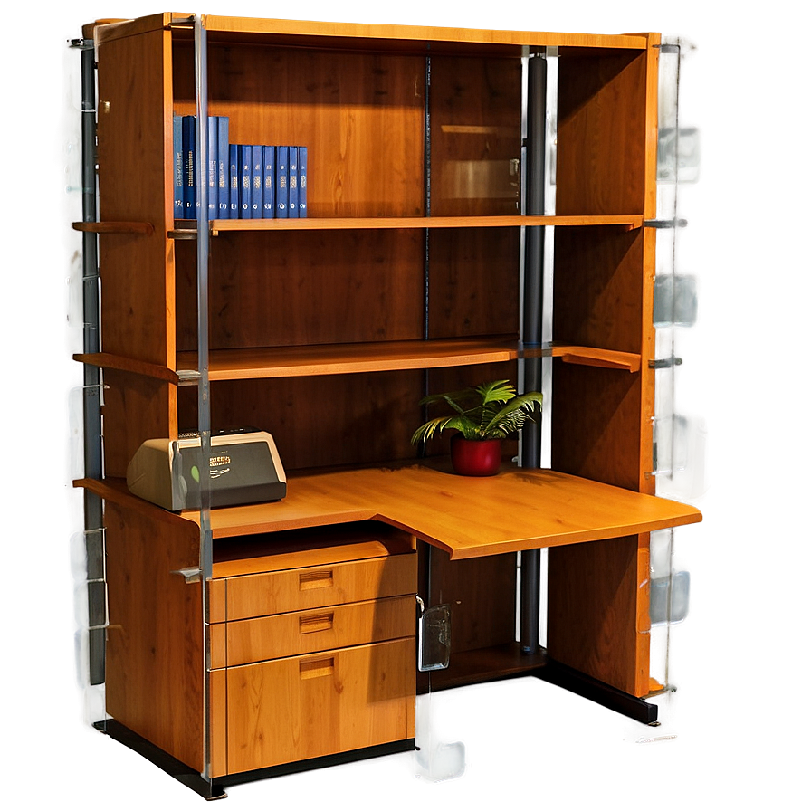 Multi-level Computer Desk Png 06262024 PNG