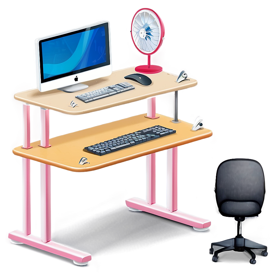 Multi-level Computer Desk Png Xyh PNG