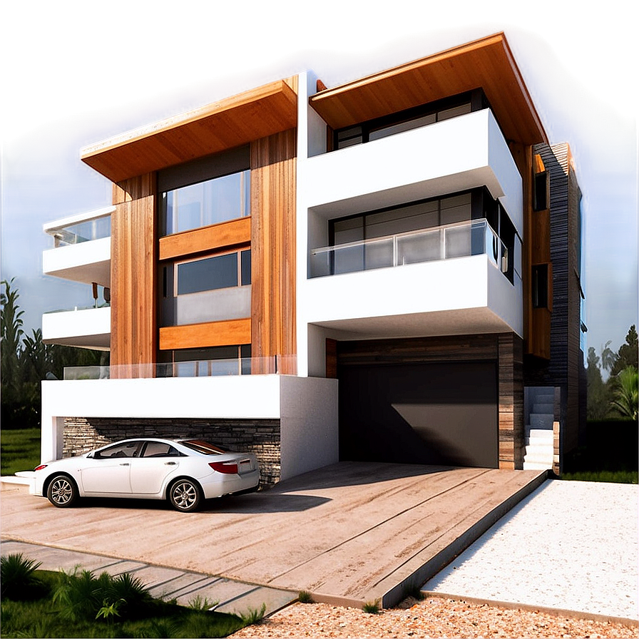 Multi-level Modern House Designs Png 47 PNG