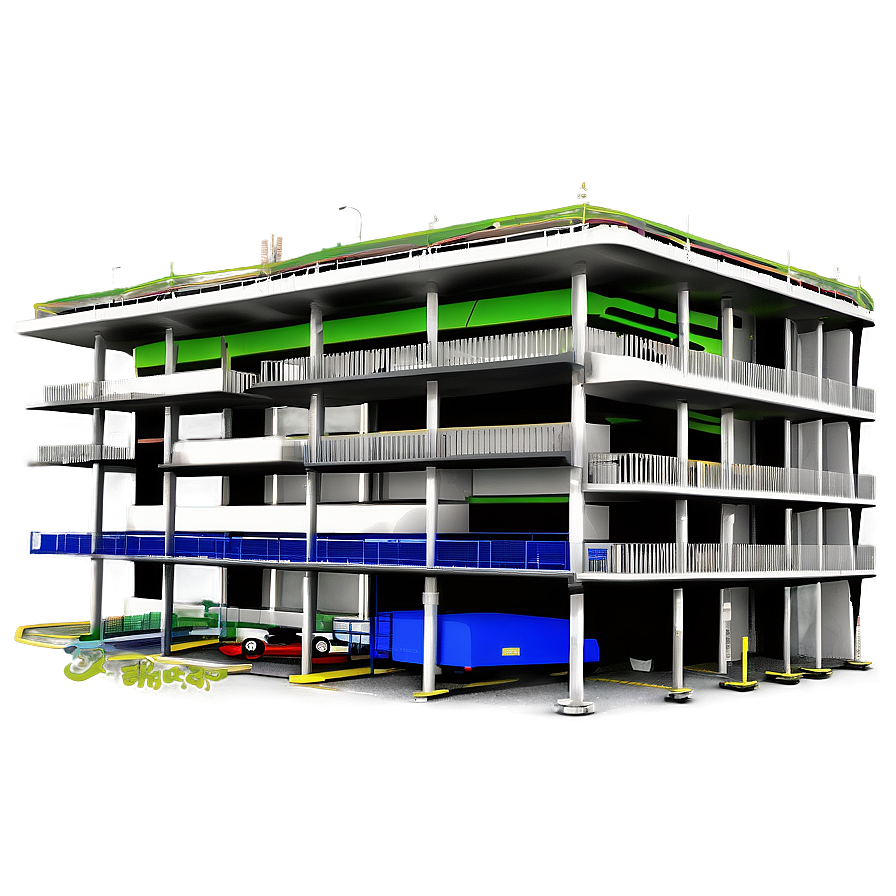 Multi-level Parking Garage Building Png 29 PNG