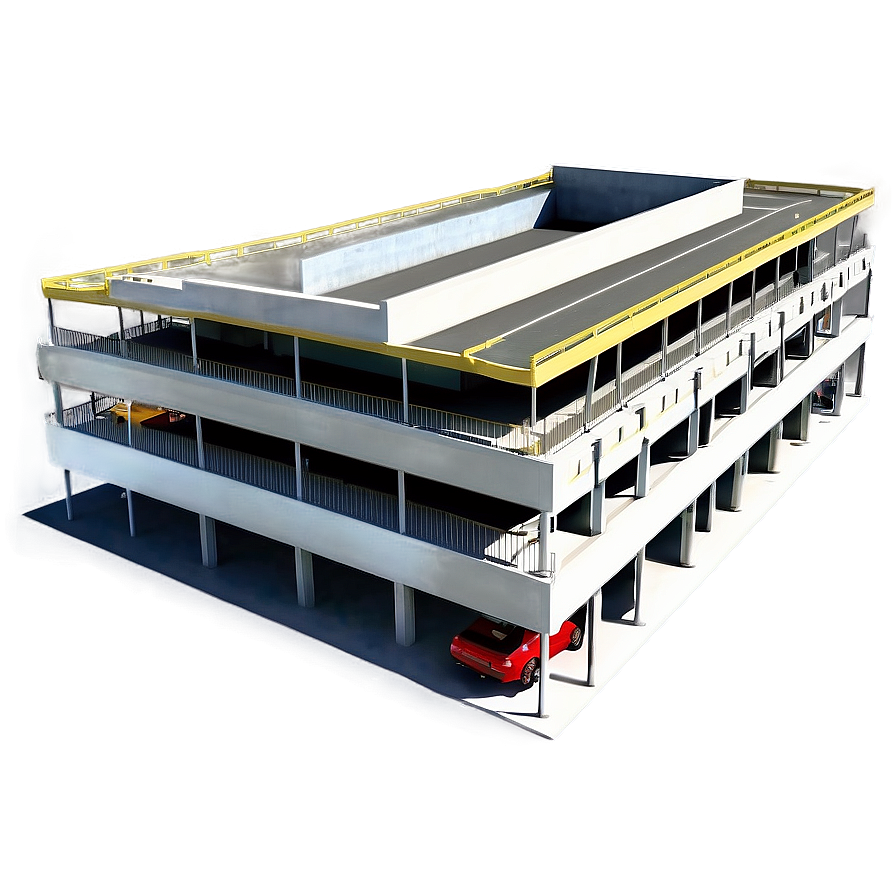 Multi-level Parking Garage Building Png Ajq88 PNG