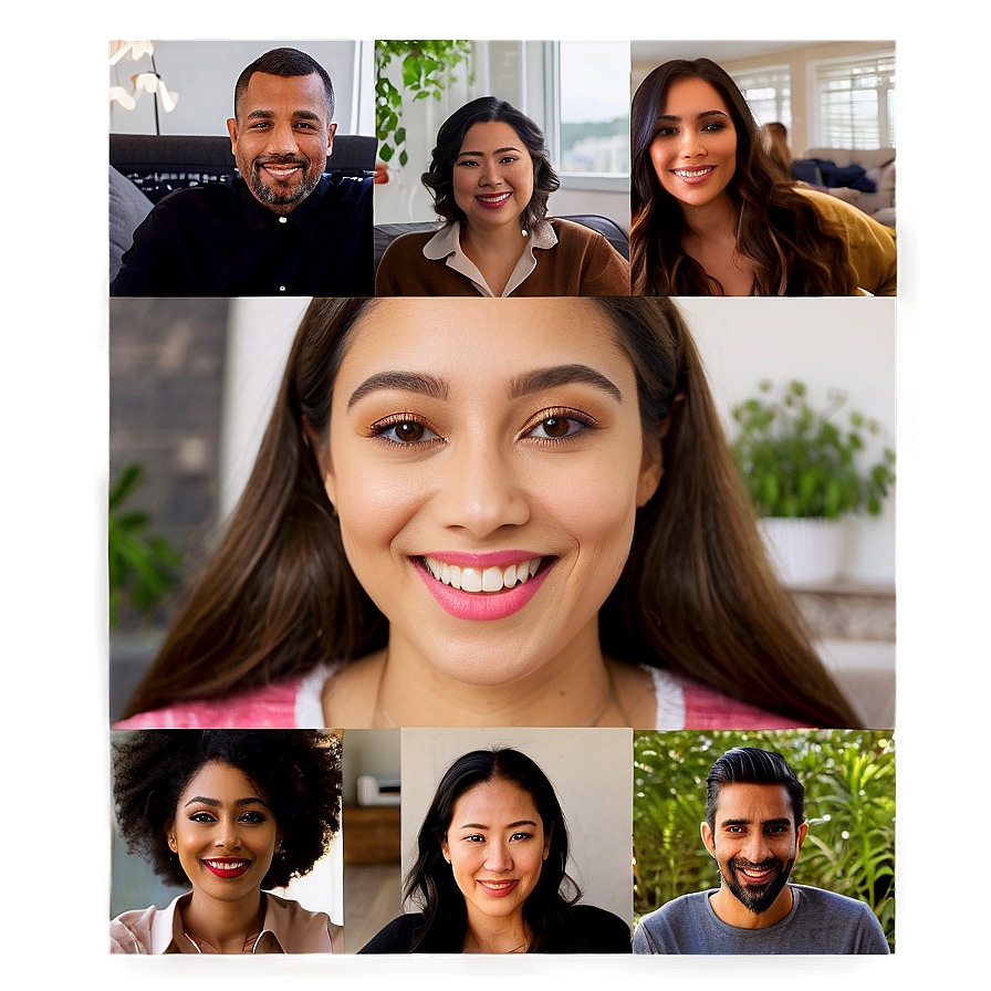 Multi-person Video Call Png Iwb44 PNG