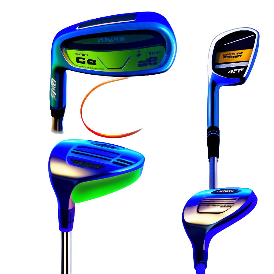 Multi-piece Golf Clubs Png Con PNG