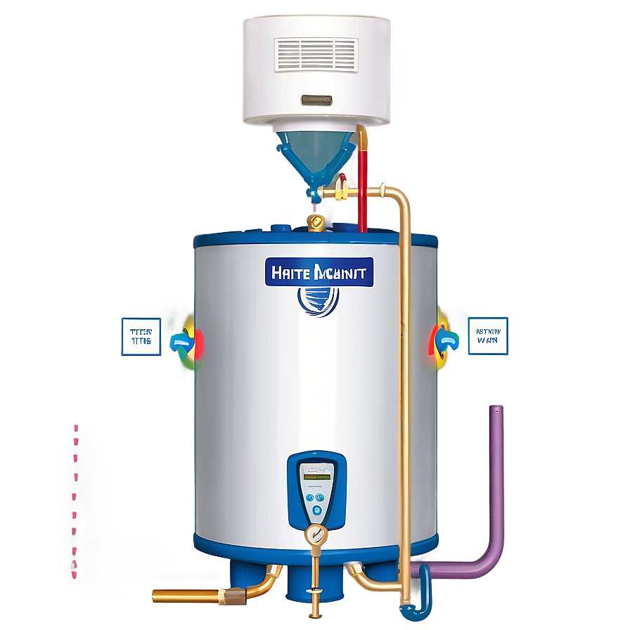 Multi-point Water Heater Setup Png Pgk90 PNG