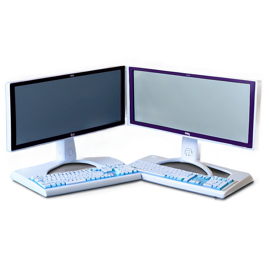 Multi-screen Computer Setup Png 70 PNG