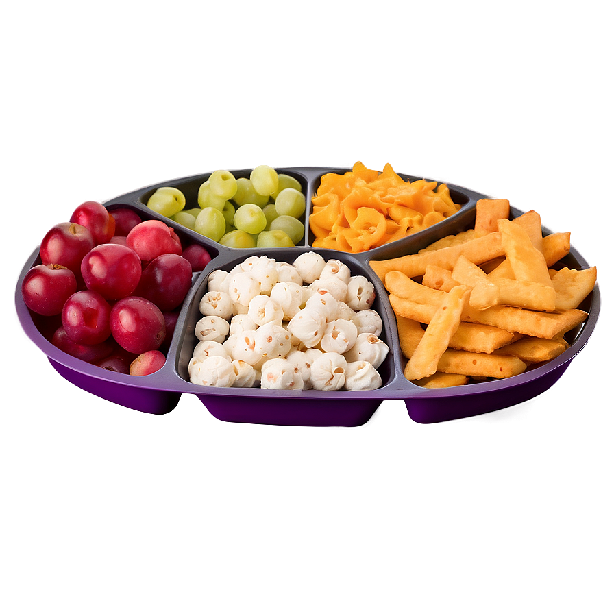 Multi-sectional Snack Trays Png Xmw29 PNG