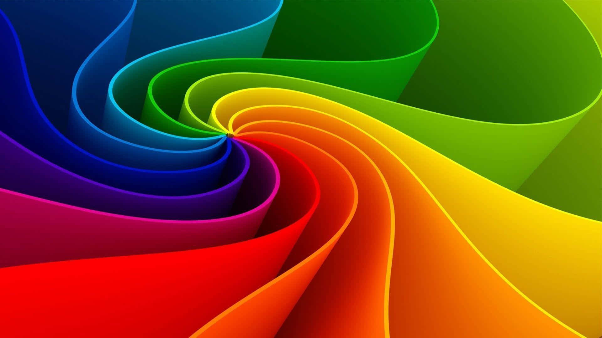 Ennaturskön Multicolorbakgrund Som Visar En Levande Variation Av Färger.