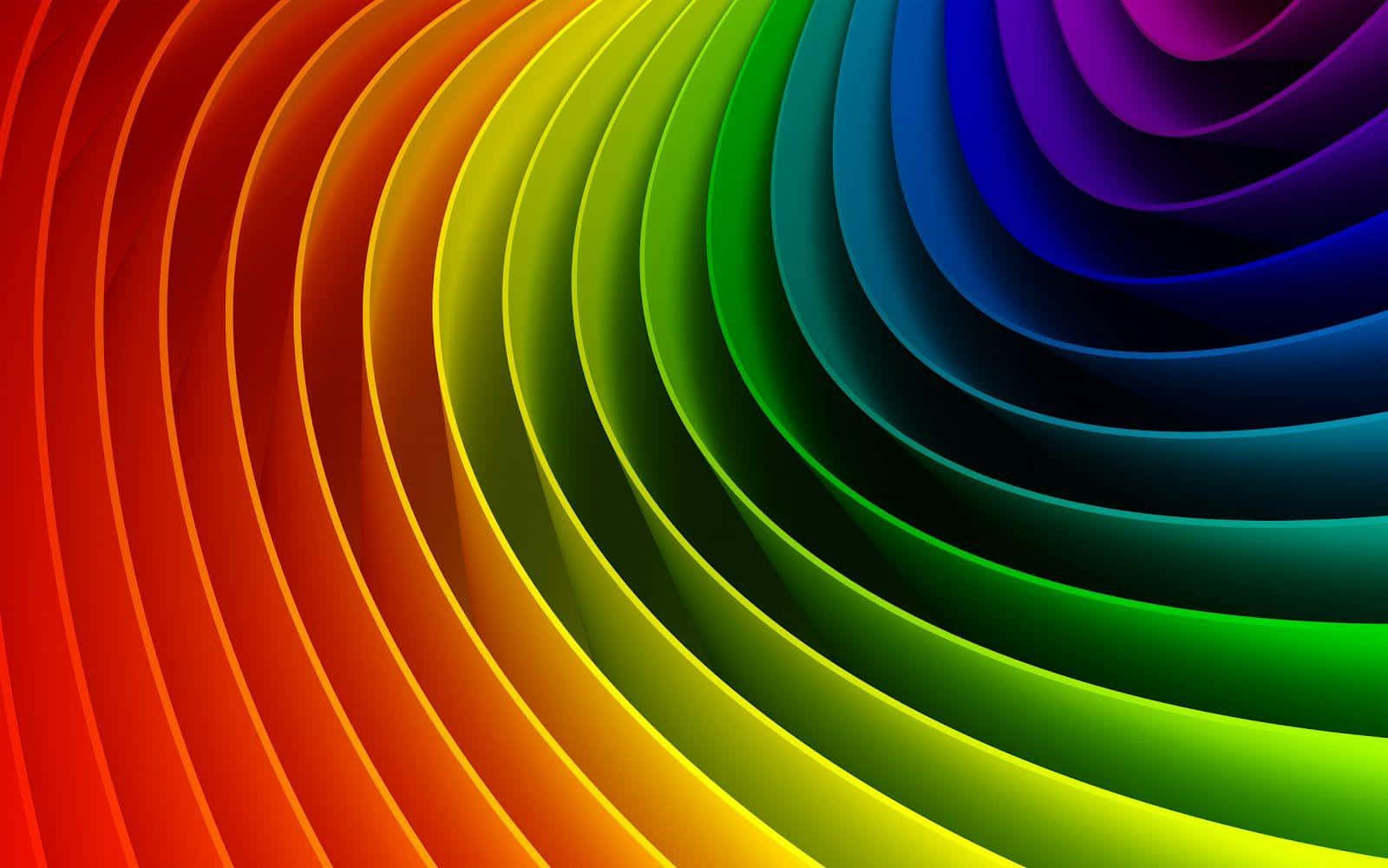 Enlivlig Multifarvet Baggrund I Et Mønster, Der Ligner En Hypnotisk Spiral.