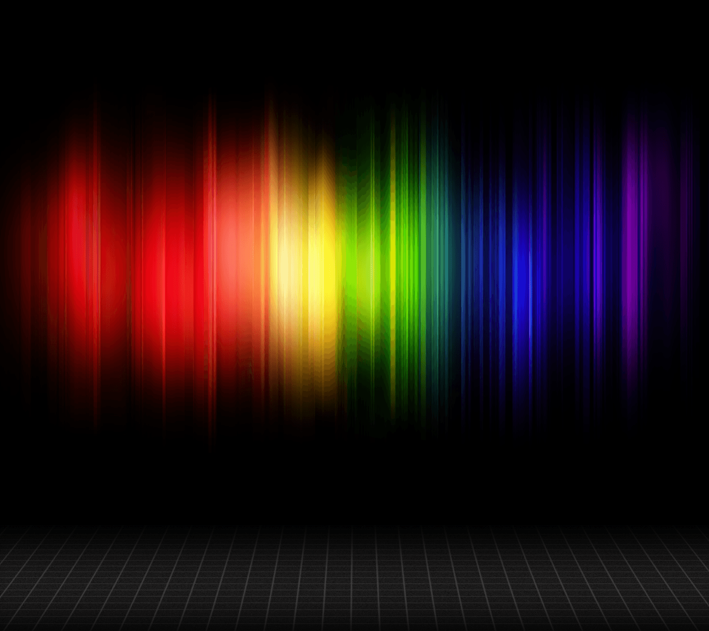 "Explore the color spectrum with a multicolor background."