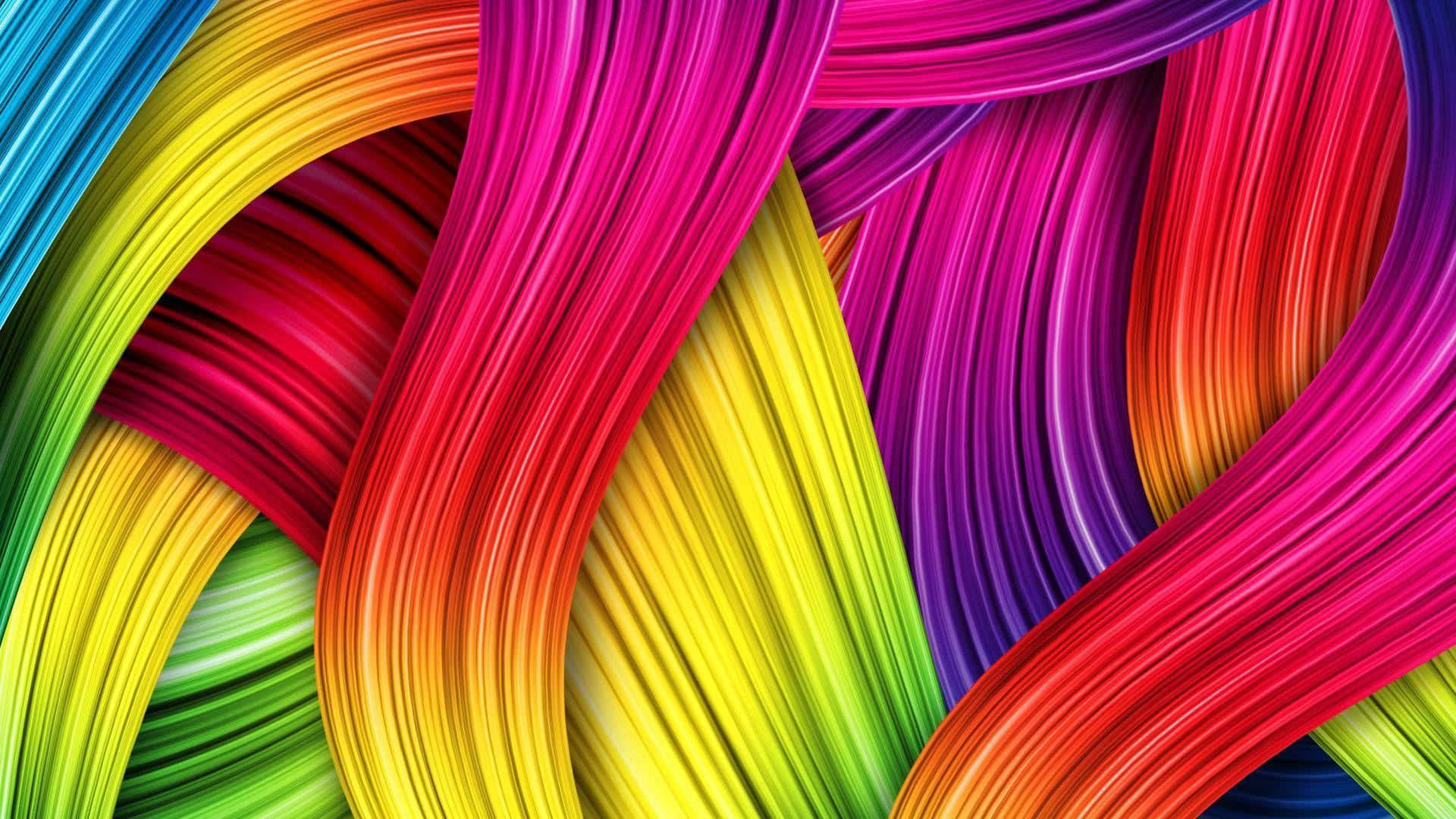 A bright, colorful and vibrant abstract background