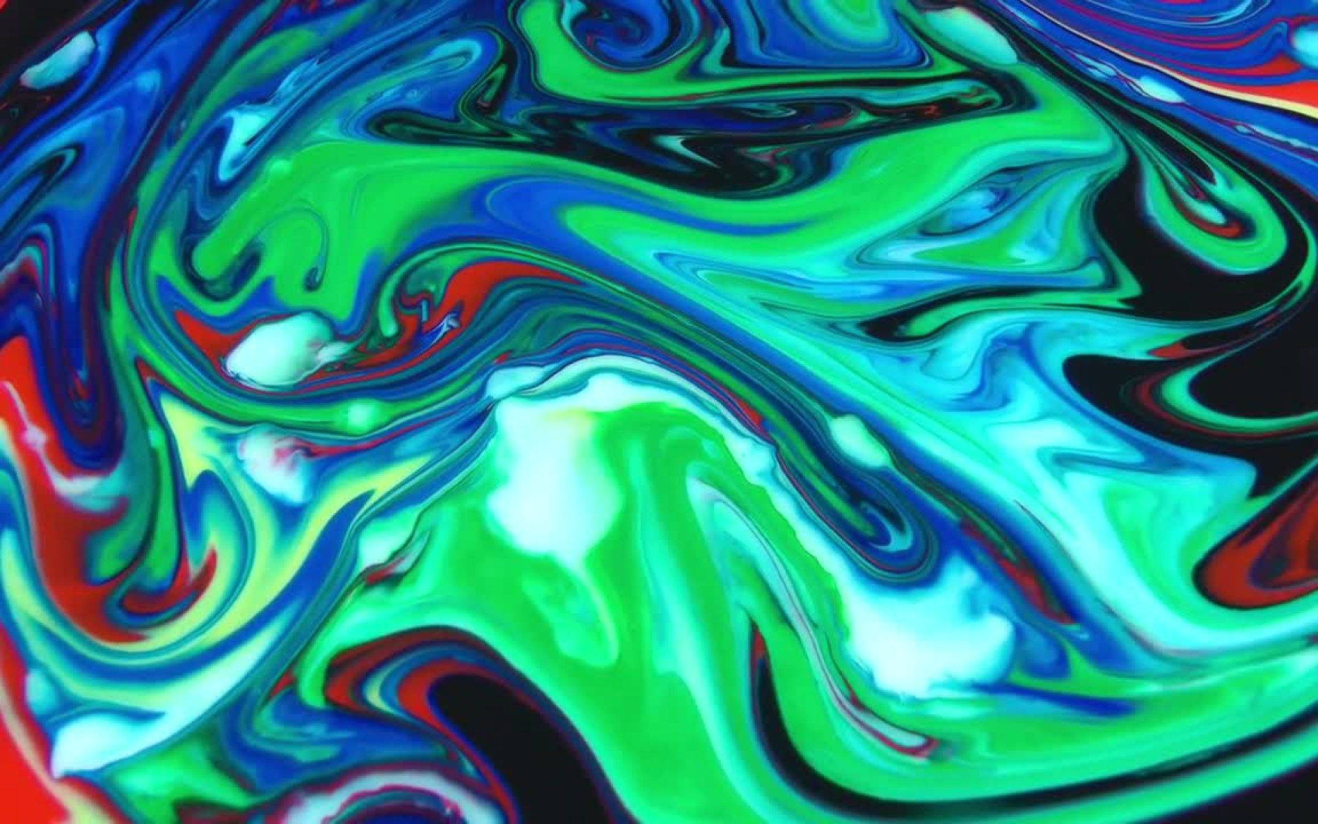Multicolored Abstract Marble Desktop Wallpaper