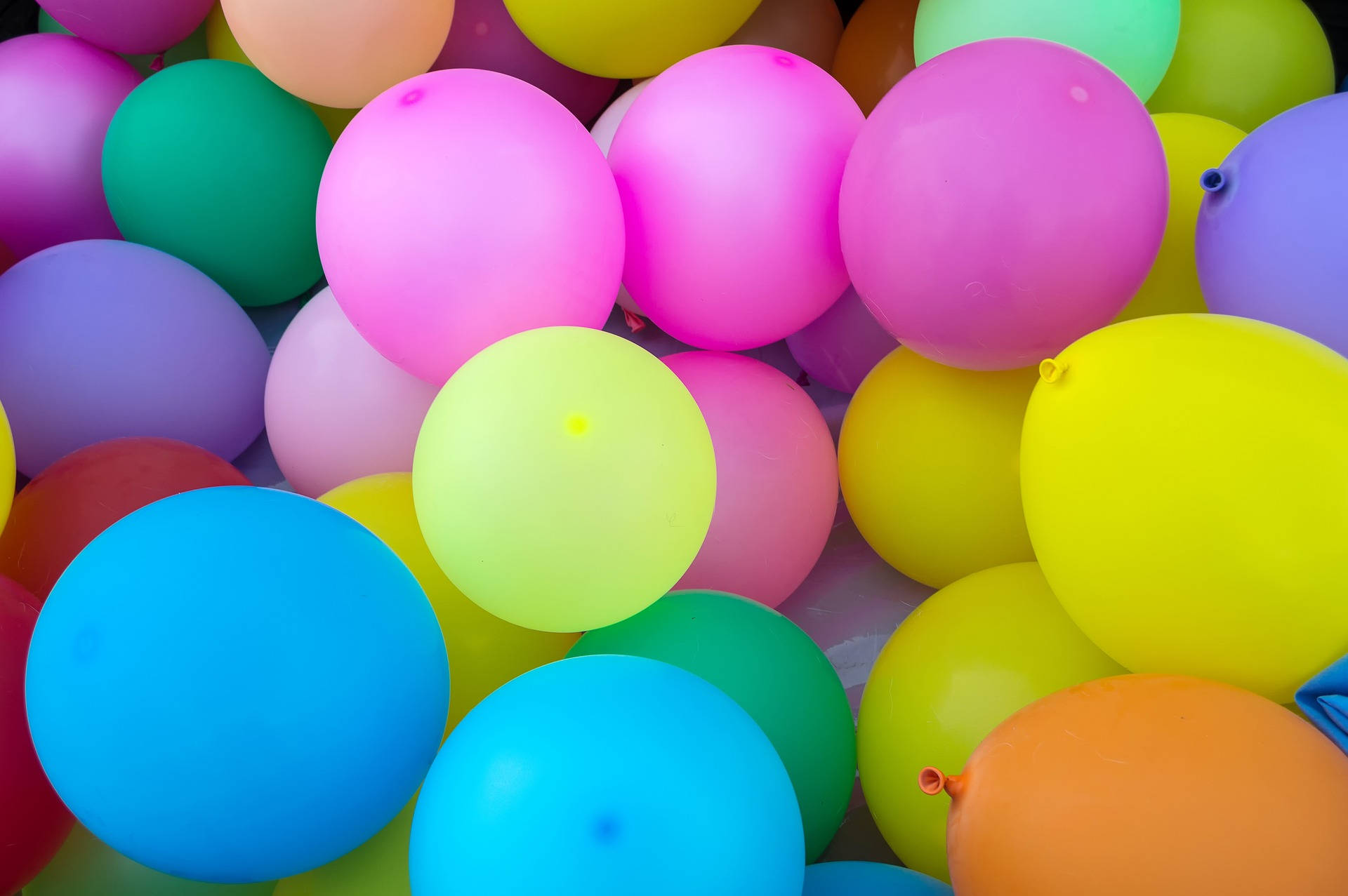 Multicolored Balloons For Colorful Background Wallpaper