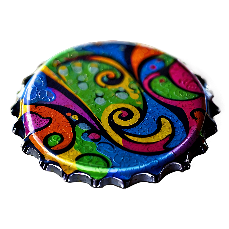 Multicolored Bottle Cap Png 84 PNG