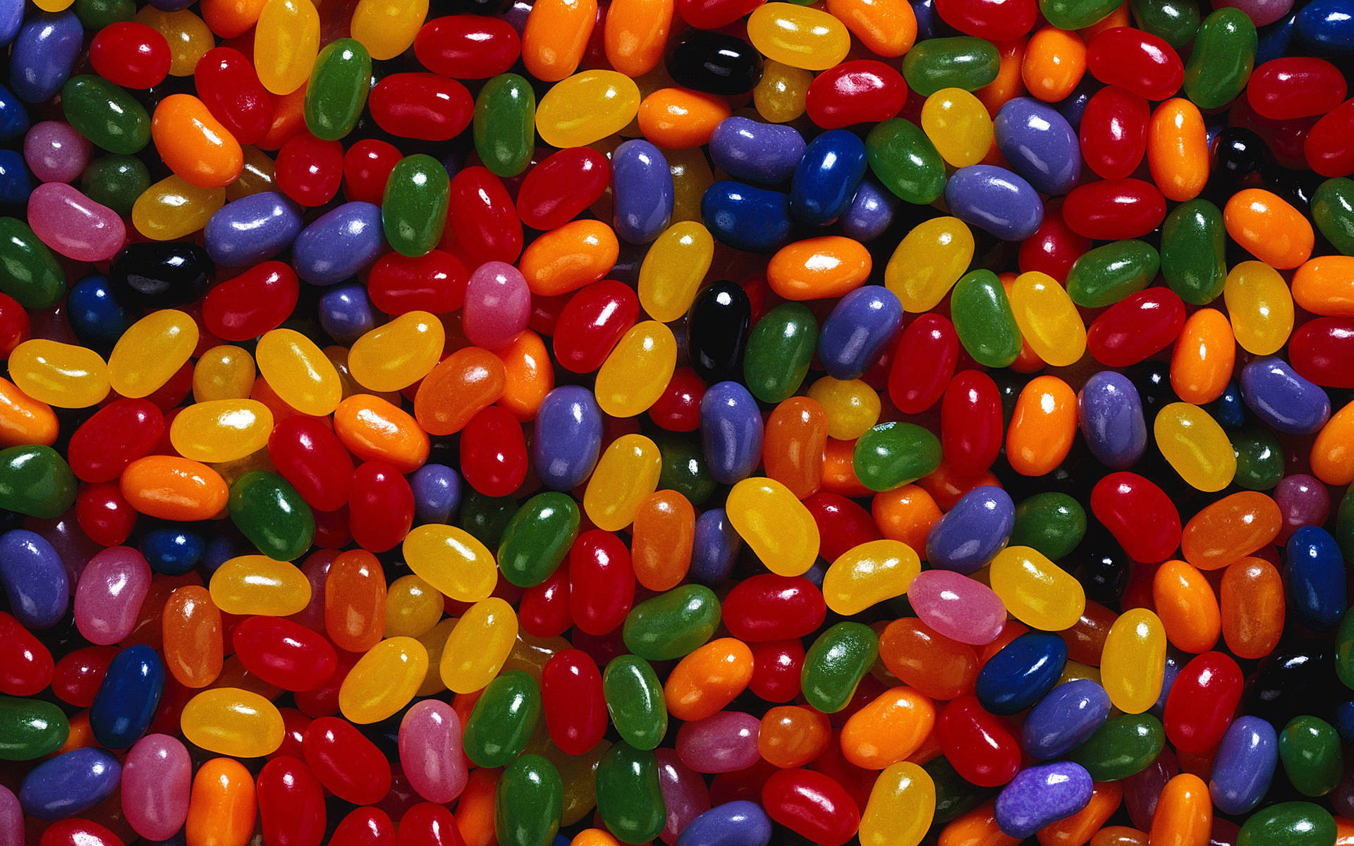 Multicolored Jellybean Candies Wallpaper