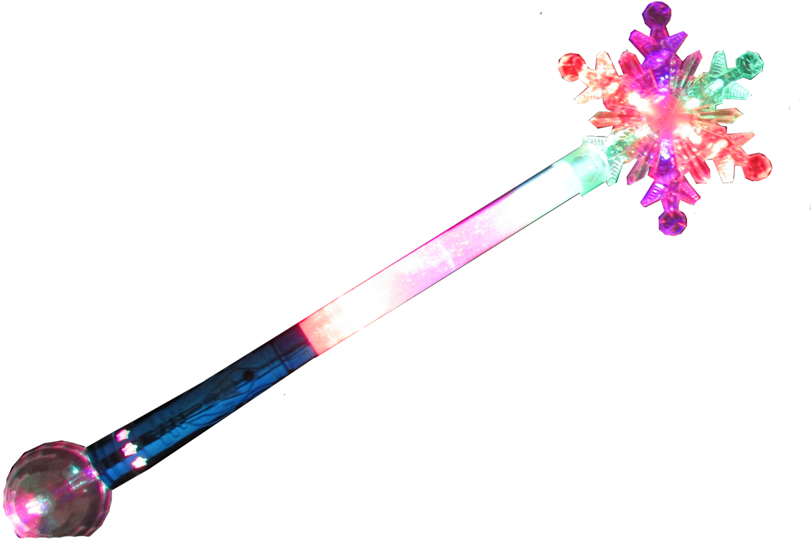 Multicolored Light Wand PNG