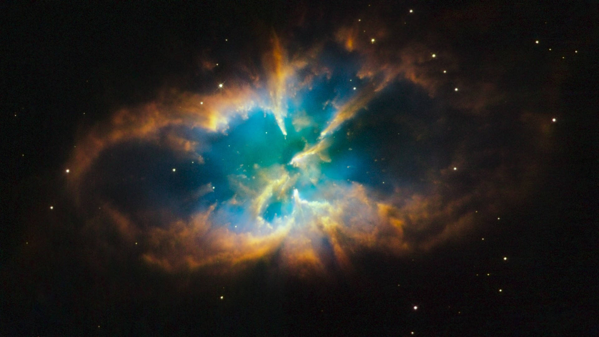 Multicolored Nebula In Universe Wallpaper