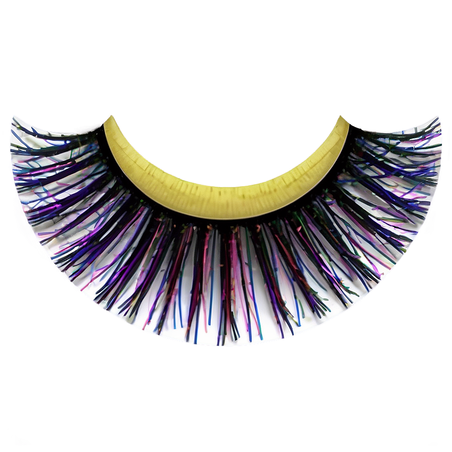 Multicolored Party Lashes Png 69 PNG