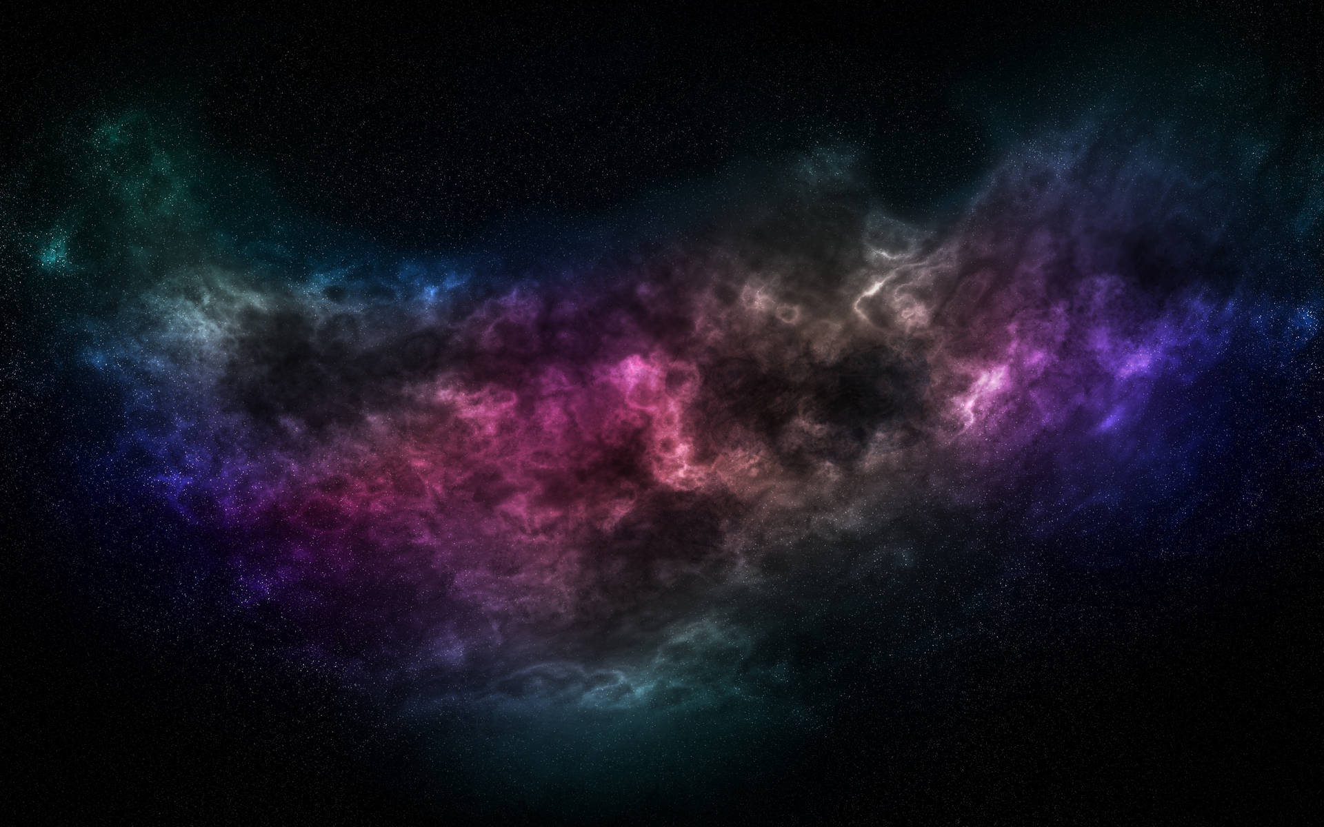 Flerfarvede Spredte Galakse Univers Wallpaper