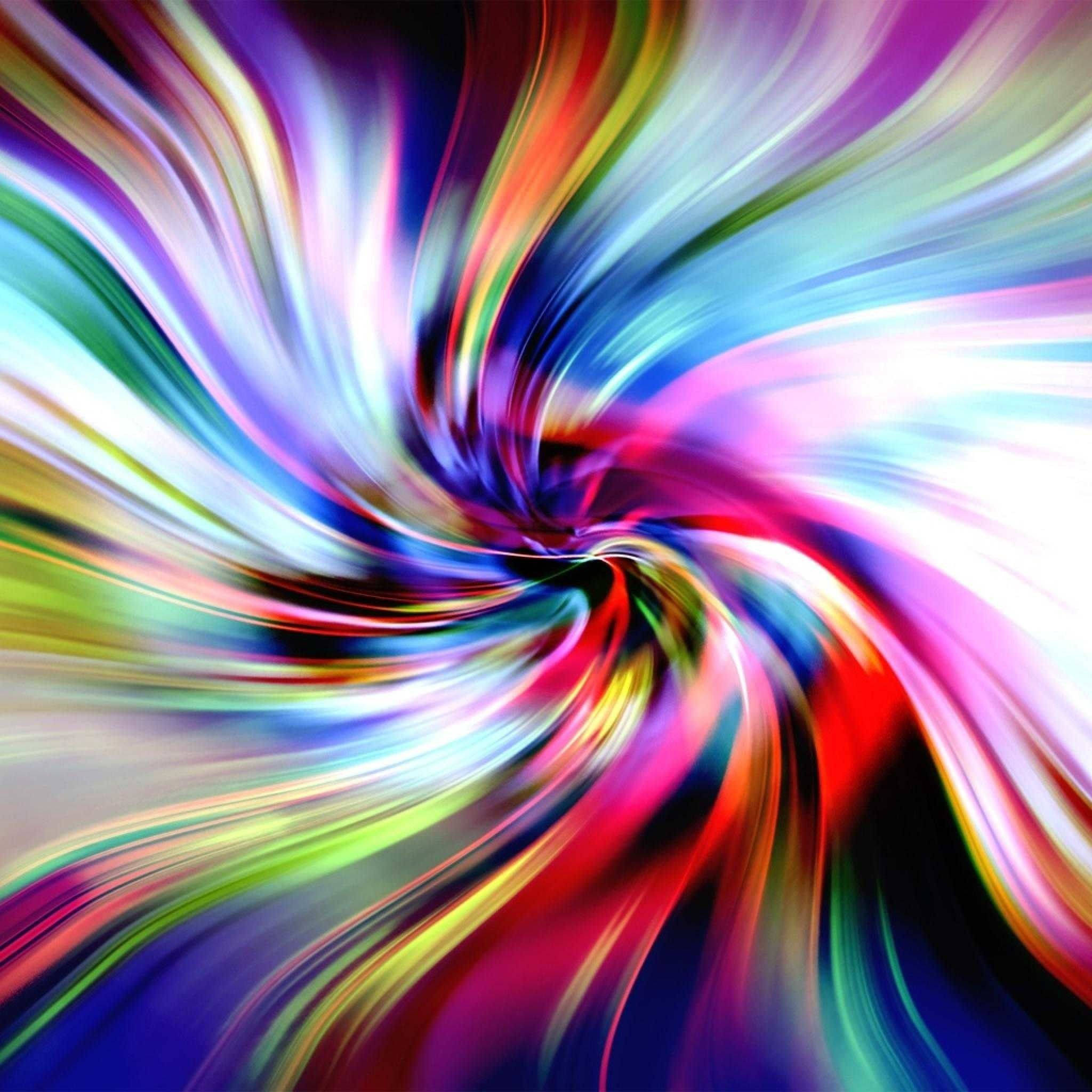 Multicolored Spiral Marble Desktop Wallpaper