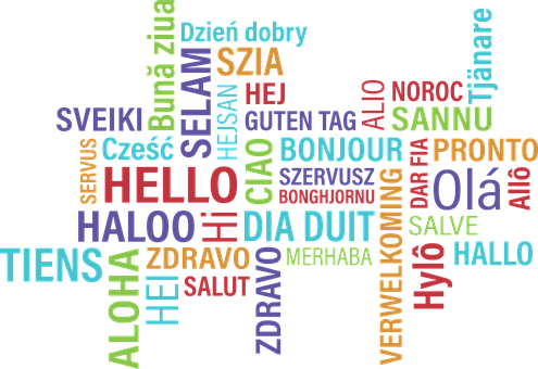 Multilingual_ Greetings_ Collage PNG