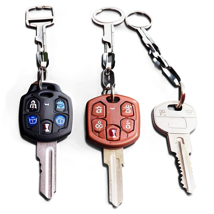 Multiple Car Keys Png 06122024 PNG