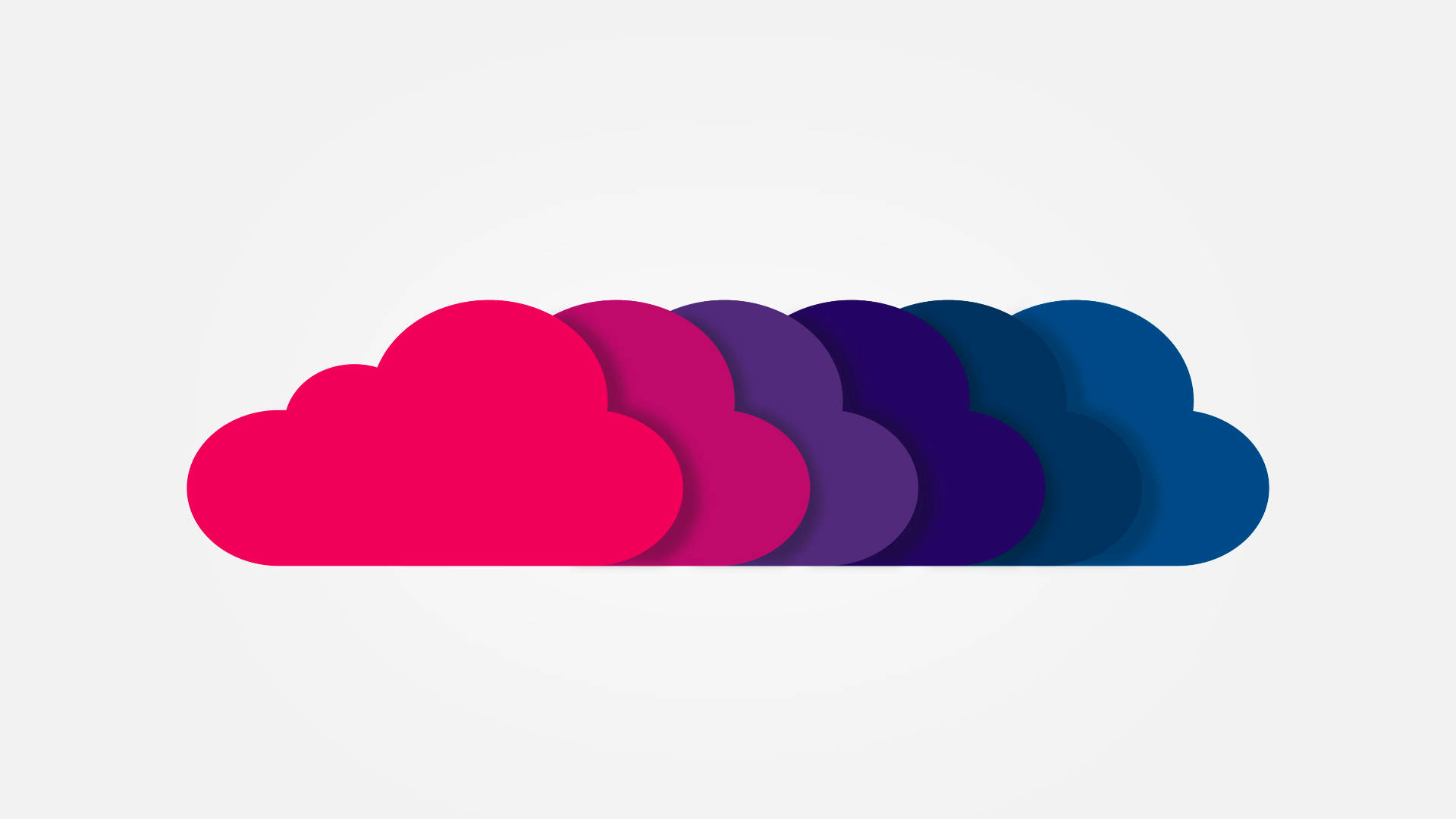 Multiple Clouds Poster Design