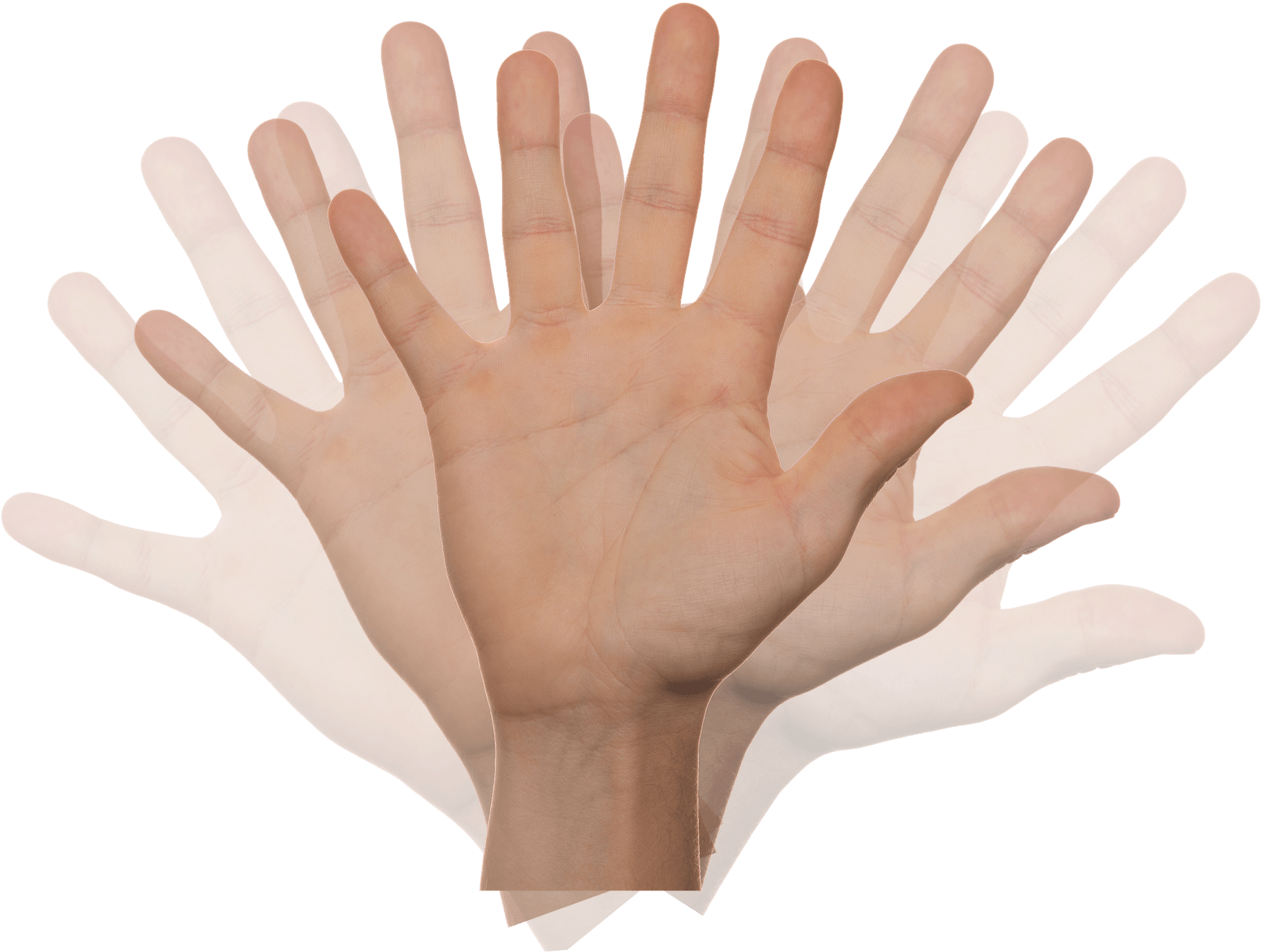 Multiple Hands Gesture PNG