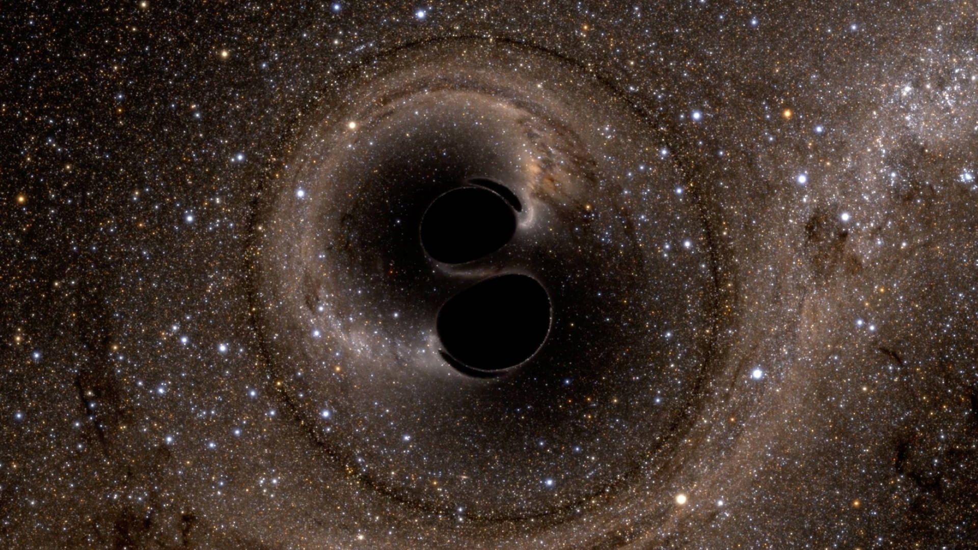 Multiverse Two Black Holes Wallpaper