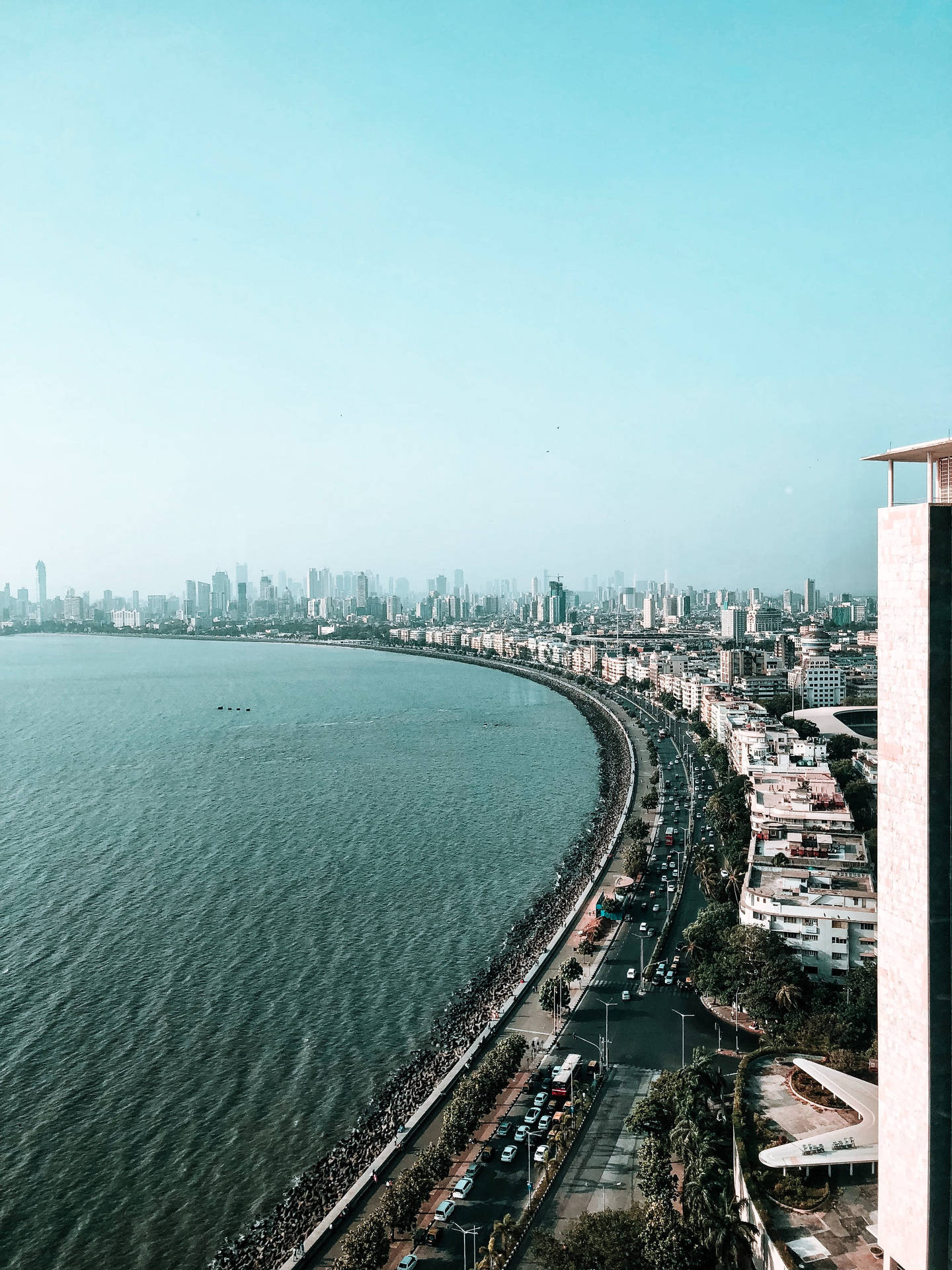 Mumbai Drone Shot Wallpaper