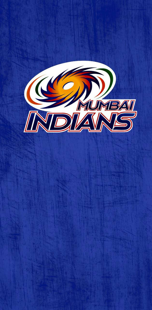 Mumbai Indians Logo i violet tapet Wallpaper