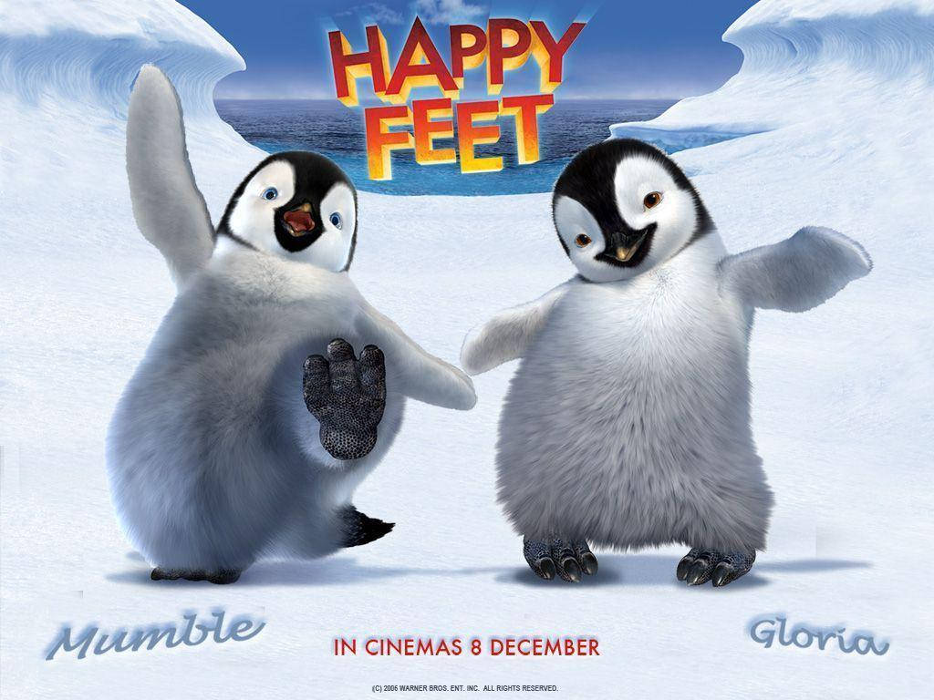 happy feet movie poster Wallpaper