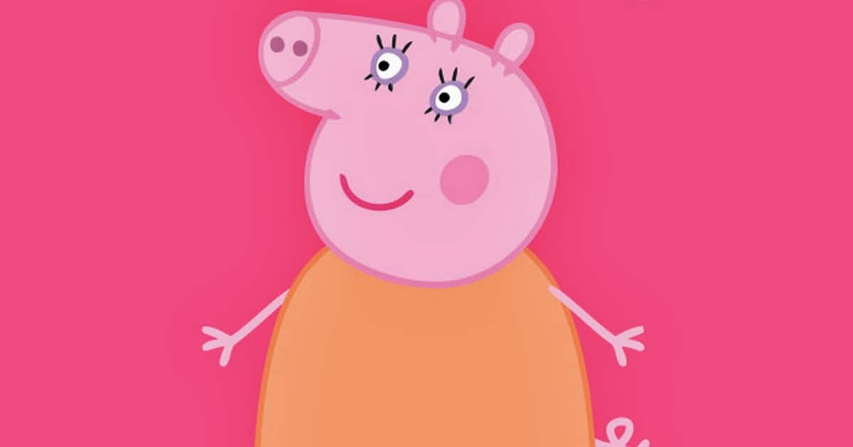 Mummy Pig is always looking out for her Peppa Pig and George!" Wallpaper