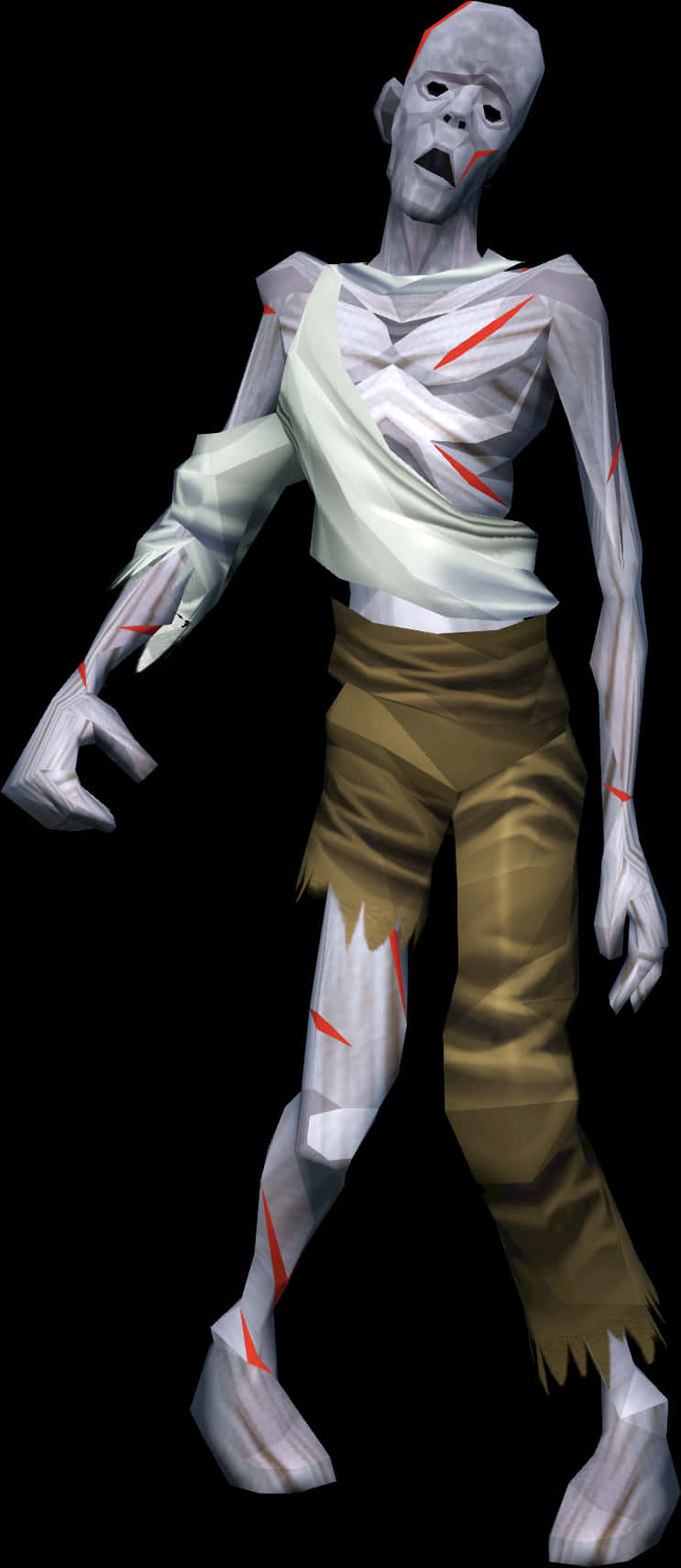 Mummy_ Zombie_ Animation_ Character PNG